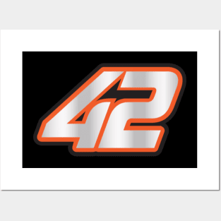 Racing Number 42 Posters and Art